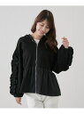 【SALE/30%OFF】フード付き袖フリルジップパーカー JAYRO ジャイロ トップス パーカー・フーディー ベージュ ブラック【RBA_E】【送料無料】[...