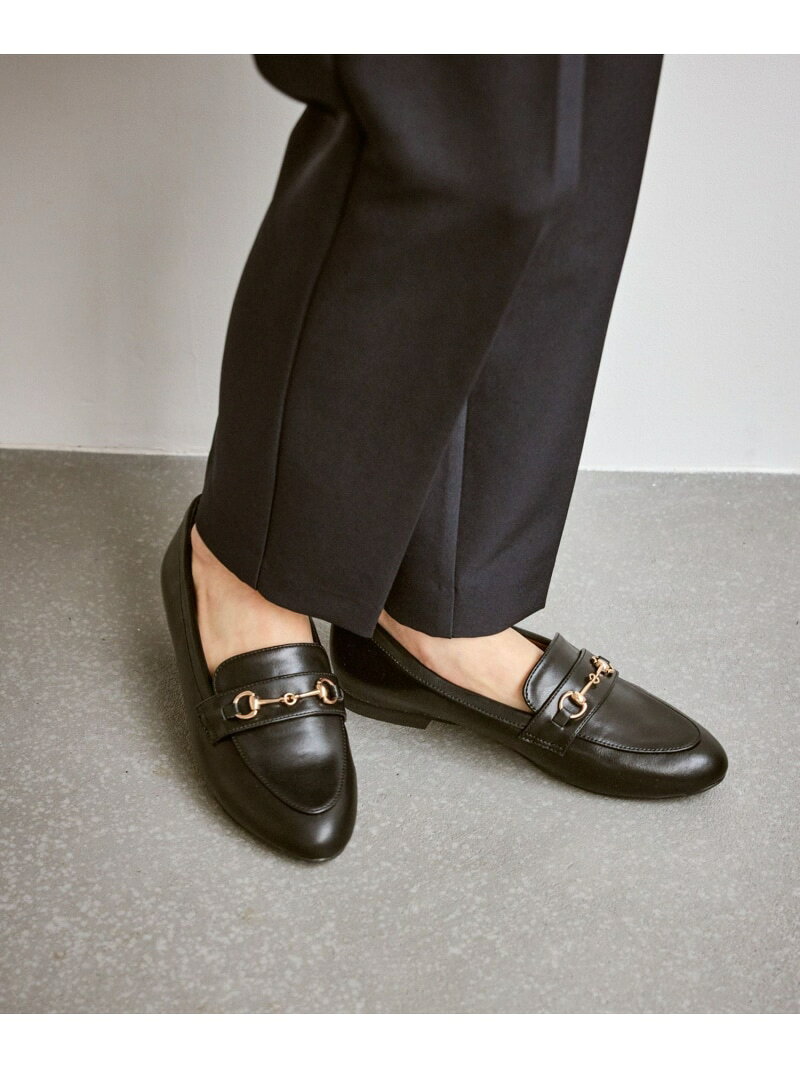 ROPE' PICNIC PASSAGE byHARUTA/ビット付フラットローファー ROPE' PICNIC PASSAGE ロペピクニック シューズ・靴 ローファー ブラウン ブラック【送料無料】[Rakuten Fashion] jadorejunonline-10073052 J’aDoRe JUN ONLINE サンプル画像3