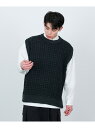 【SALE/73%OFF】ツイードベスト JUNRed ジュンレッド トップス ベスト・ジレ グリーン グレー カーキグリーン【RBA_E】[Rakuten F...