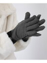【SALE/35%OFF】ラメコールリボン裏ボアグローブ ROPE' PICNIC PASSAGE ロペピクニック ファッション雑貨 手袋 グレー ブラック【R...