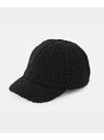 【SALE／20%OFF】【KIDS】ボアキャップ/リンクコーデ ROPE' PICNIC ロペピクニック 帽子 キャップ ブラック ホワイト【RBA_E】[Rakuten Fashion]