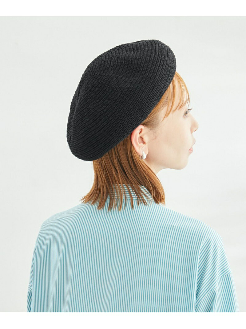 【SALE／20%OFF】サーモベレー帽 ROPE' PICNIC PASSAGE ロペピクニック 帽子 ハンチング・ベレー帽 ブラック ブラウン【RBA_E】[Rakuten Fashion]