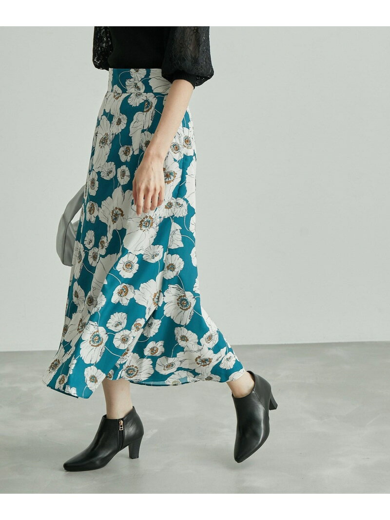 【SALE／60%OFF】花柄スカート ROPE' PICNIC ロペピクニック スカート その他のスカート ブルー ブラック パープル【RBA_E】[Rakuten Fashion] jadorejunonline-10039557 J’aDoRe JUN ONLINE サンプル画像2