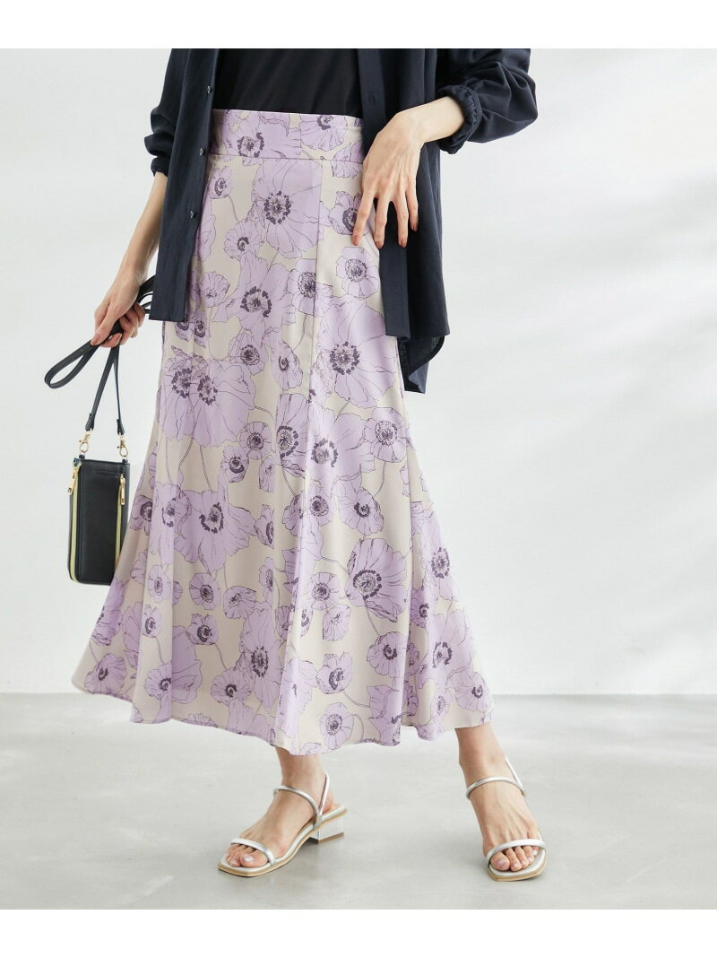 【SALE／60%OFF】花柄スカート ROPE' PICNIC ロペピクニック スカート その他のスカート ブルー ブラック パープル【RBA_E】[Rakuten Fashion] jadorejunonline-10039557 J’aDoRe JUN ONLINE サンプル画像3