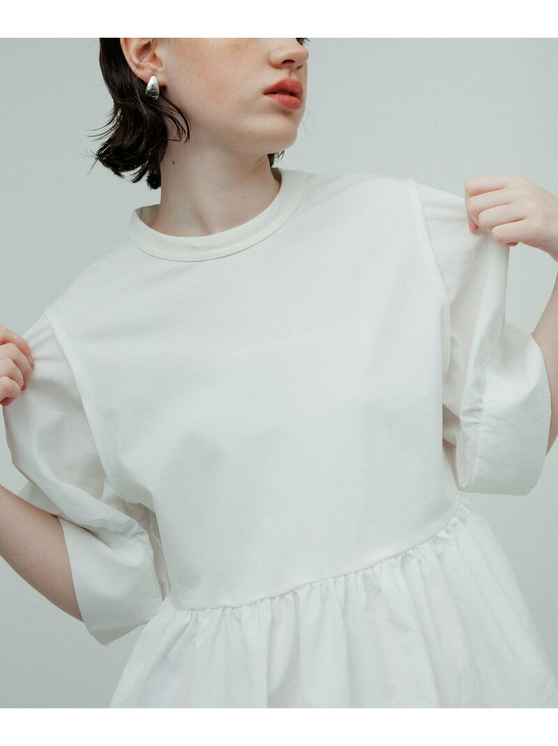 Rakuten - 【サステナブル】・【定番】バウンスカフスプルオーバー/接触冷感/UVカット ADAM ET ROPE' FEMME アダムエロペ トップス カットソー・Tシャツ ホワイト ブラック ピンク【送料無料】[Rakuten Fashion]
