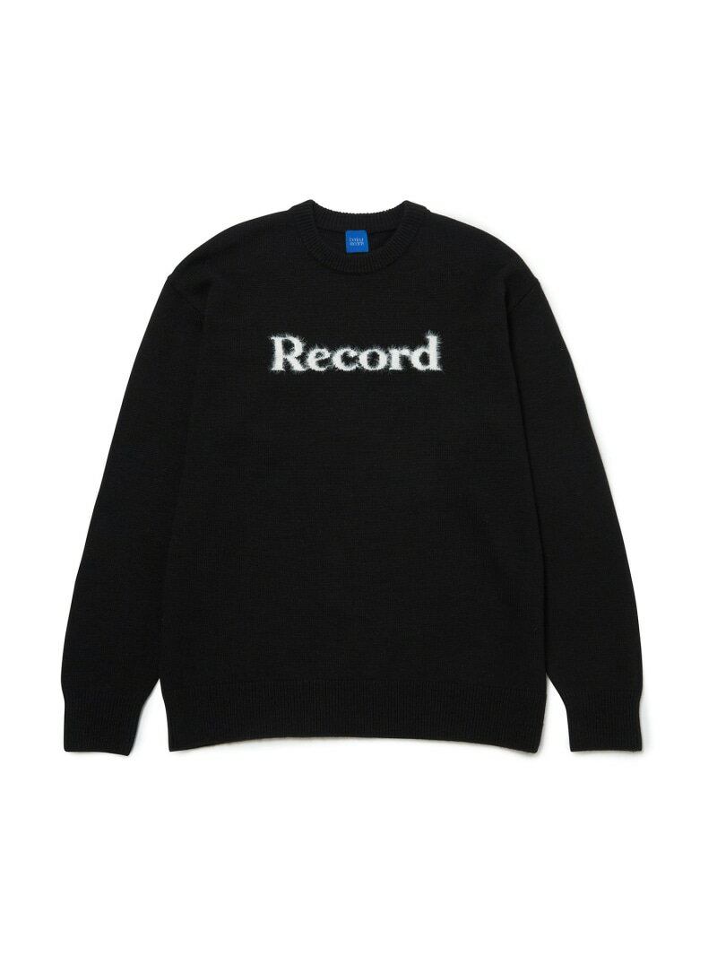 Record Culture Magazine/レコードカルチャーマガジン Crewneck Knit Sweater bonjour records ボンジュールレコード トップス ニット ブラック【送料無料】[Rakuten Fashion]