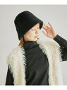 【SALE/60%OFF】シャギーハット ROPE' PICNIC PASSAGE ロペピクニック 帽子 ハット ホワイト ブラック【RBA_E】[Rakute...