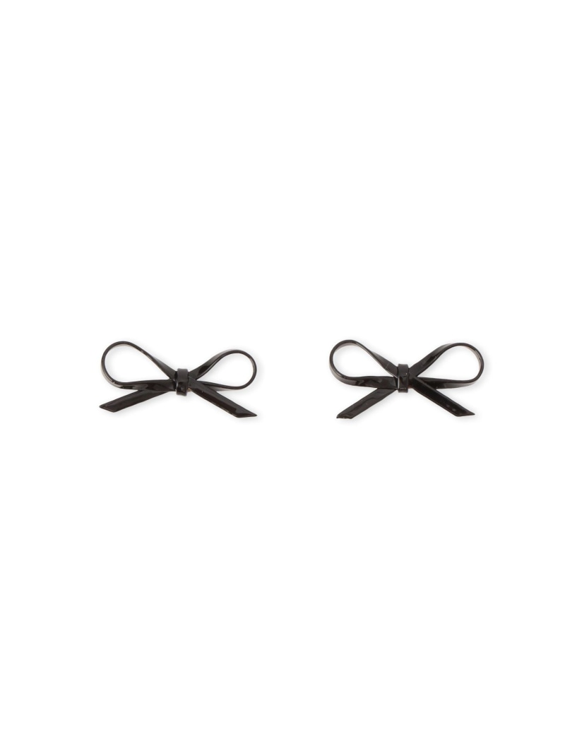 【SALE／30%OFF】ミニリボンピアス ROPE' PICNIC PASSAGE ロペピクニック アクセサリー・腕時計 ピアス ピンク ブラック【RBA_E】[Rakuten Fashion] jadorejunonline-10065604 J’aDoRe JUN ONLINE サンプル画像3