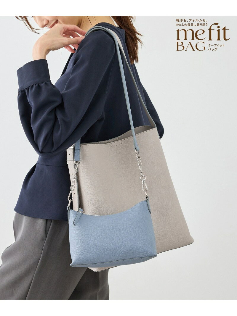 【ちゃんと+かわいい保証】me fit BAG ワンショルダートート&ミニショルダーバッグ/A4対応 ROPE' PICNIC PASSAGE ロペピクニック バッグ ショルダーバッグ グレー ブラウン ブラック【送料無料】[Rakuten Fashion] jadorejunonline-10075030 J’aDoRe JUN ONLINE サンプル画像2