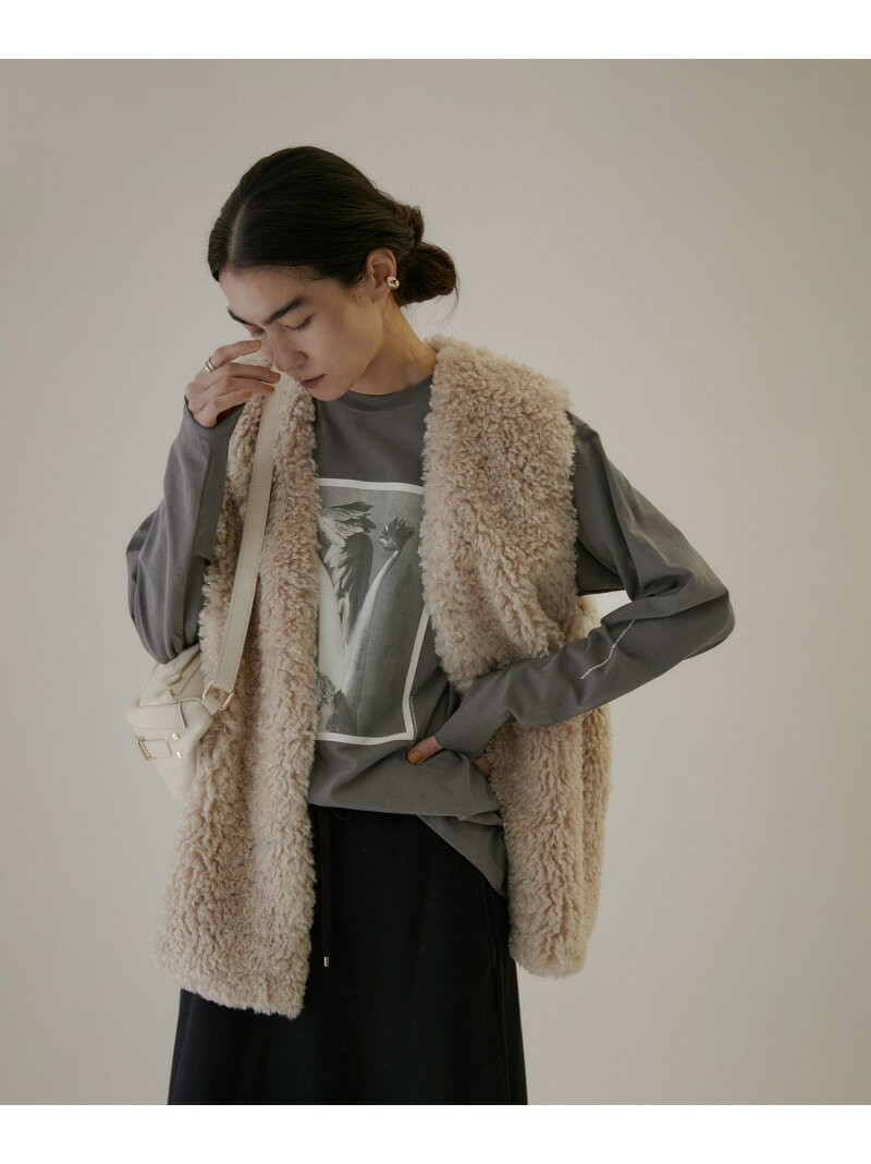 【KARL BLOSSFELDT】フォトロングスリーブTシャツ SALON adam et rope' サロン アダム エ ロペ トップス カットソー・Tシャツ グレー ホワイト【送料無料】[Rakuten Fashion]