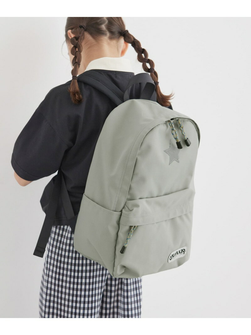 【KIDS】【OUTDOOR PRODUCTS/アウトドアプロダクツ別注】リフレクター付リュック 16L ROPE' PICNIC KIDS ロペピクニック バッグ リュック・バックパック グリーン パープル【先行予約】*【送料無料】[Rakuten Fashion]