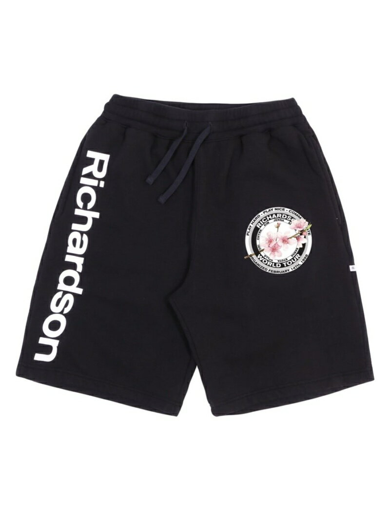 【SALE／60 OFF】Richardson Cherry Blossom Teamster Sweatshorts bonjour records ボンジュールレコード パンツ その他のパンツ ブラック ホワイト【RBA_E】【送料無料】 Rakuten Fashion