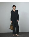 オープンカラーリラクシーオールインワン SALON adam et rope' サロン アダム エ ロペ オールインワン・オーバーオール オールインワン・つなぎ...