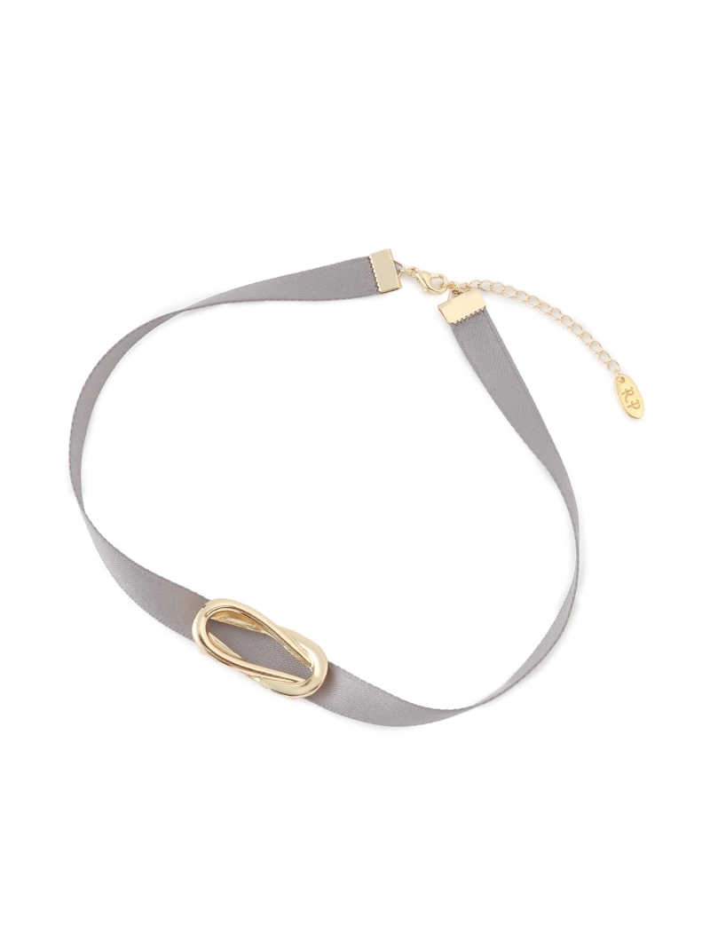 【SALE／55%OFF】【一部店舗限定】ツイストモチーフチョーカー ROPE' PICNIC PASSAGE ロペピクニック アクセサリー・腕時計 チョーカー ブラック グレー【RBA_E】[Rakuten Fashion] jadorejunonline-10057243 J’aDoRe JUN ONLINE サンプル画像3