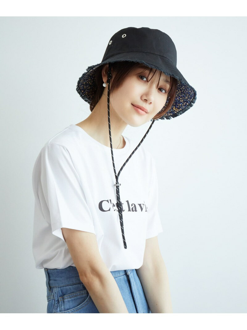 ロペピクニック 帽子 レディース 【Casselini/キャセリーニ別注】リバーシブルハット ROPE' PICNIC PASSAGE ロペピクニック 帽子 ハット ブラック ホワイト【送料無料】[Rakuten Fashion]