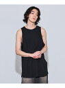 【SALE/50%OFF】ルーズワッフルノースリーブ JUNRed ジュンレッド トップス ノースリーブ・タンクトップ ホワイト ブラック【RBA_E】[Rak...