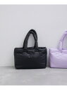 【SALE／60%OFF】【KABINETT for ADAM ET ROPE'】PADDED TOTE ADAM ET ROPE' FEMME アダムエロペ バッグ トートバッグ ブラック ホワイト パープル【RBA_E】【送料無料】[Rakuten Fashion]