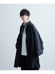 ジュンレッド アウター （メンズ） 【SALE／40%OFF】こめ*JUNRed オーバーナイロンモッズコート JUNRed ジュンレッド ジャケット・アウター モッズコート ブラック カーキ【RBA_E】【送料無料】[Rakuten Fashion]