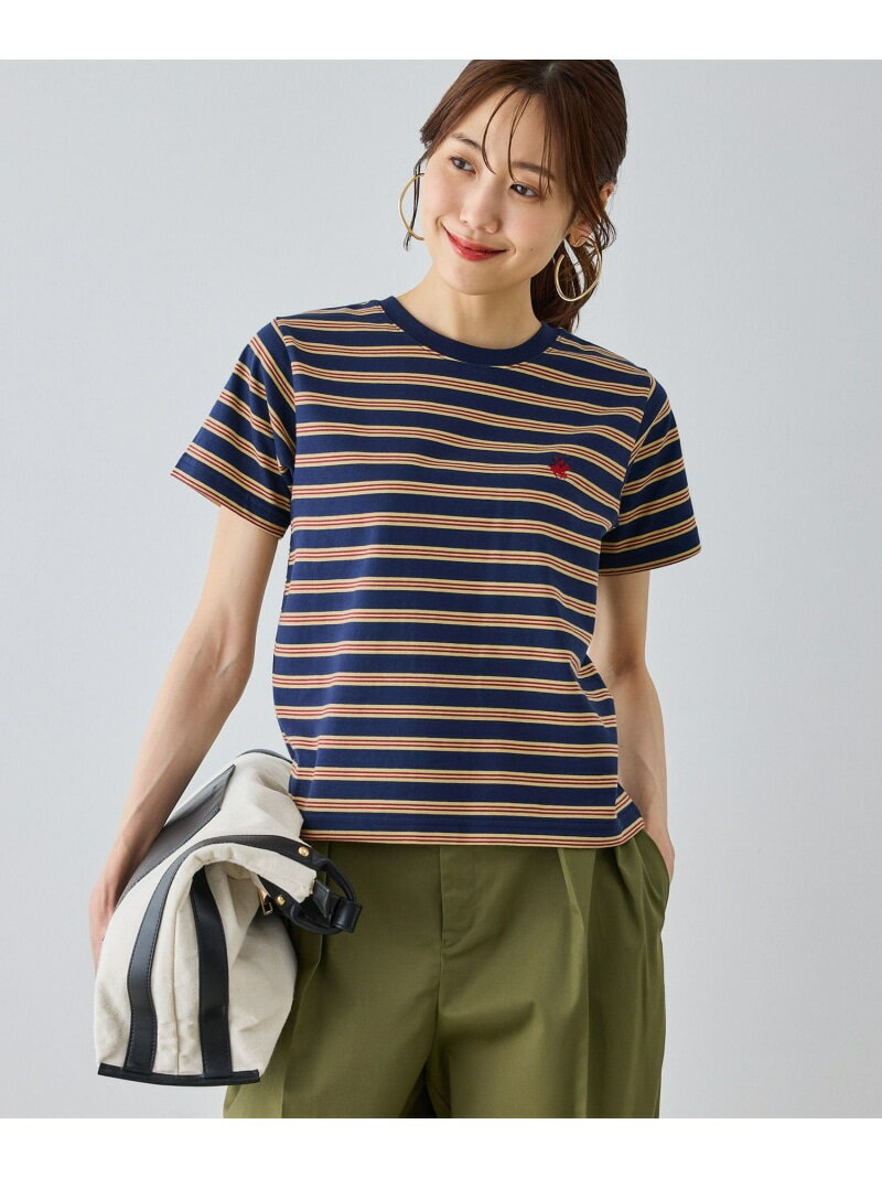 Rakuten - 【SALE／20%OFF】【BEVERLYHILLS POLO CLUB・一部店舗限定】アイコン刺繍コンパクトTシャツ ROPE' PICNIC ロペピクニック トップス カットソー・Tシャツ ホワイト グレー ネイビー ベージュ【RBA_E】【先行予約】*[Rakuten Fashion]