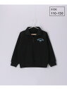 【SALE/60%OFF】【BOYS】裏毛ハーフジップ胸元ロゴ入り長袖プルオーバー ROPE' PICNIC KIDS ロペピクニック トップス スウェット・ト...