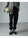 【SALE/30%OFF】ウールスムースジョガーパンツ SALON adam et rope' サロン アダム エ ロペ パンツ その他のパンツ ブラウン ブラ...