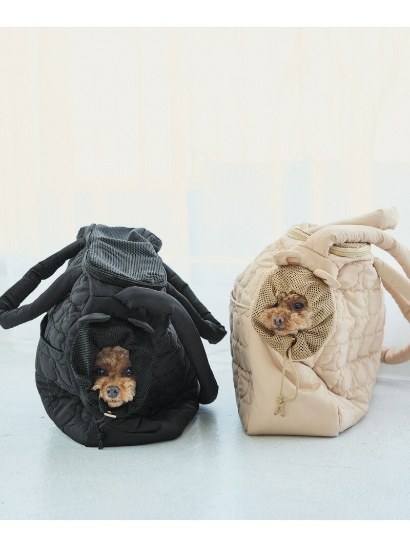 【SALE／40%OFF】【DOG】クマキルティングキャリートート/2WAY ROPE' PICNIC PASSAGE ロペピクニック ペット用品 ペットウェア・ペット服 ブラック ベージュ【RBA_E】【送料無料】[Rakuten Fashion] jadorejunonline-10076482 J’aDoRe JUN ONLINE サンプル画像3