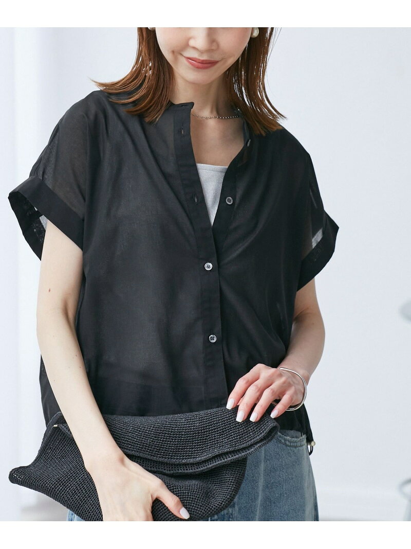 【SALE／50%OFF】バルーンヘムシアーシャツ ROPE' PICNIC ロペピクニック トップス シャツ・ブラウス ホワイト ブラック ブルー レッド【RBA_E】[Rakuten Fashion] jadorejunonline-10067635 J’aDoRe JUN ONLINE サンプル画像2