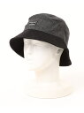 j.n.r.d/ヘリンボーンスエードバケットハット j.n.r.d ジュンレッド 帽子 ハット グレー レッド ブラック【送料無料】[Rakuten Fashi...