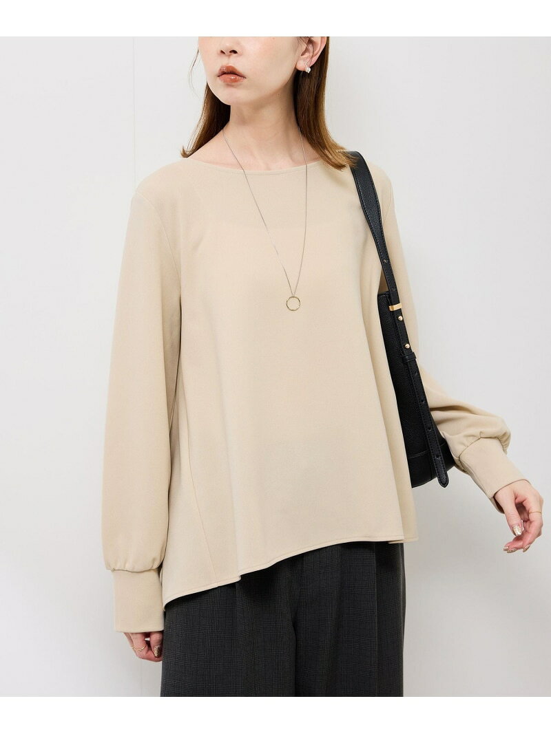 【SALE／55%OFF】エアリーカットジョーゼットトップス ROPE' PICNIC ロペピクニック トップス カットソー・Tシャツ ネイビー ベージュ【RBA_E】[Rakuten Fashion] jadorejunonline-10070690 J’aDoRe JUN ONLINE サンプル画像3