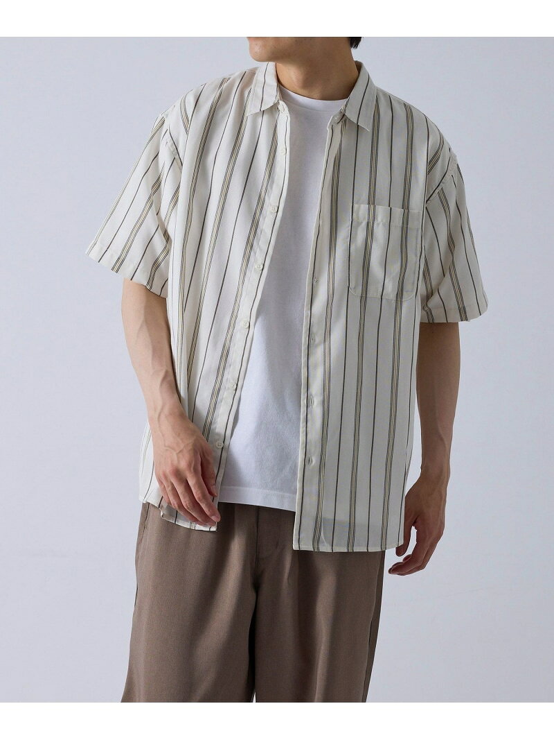 樂天商城 - 【SALE／37%OFF】パナマパターン半袖シャツ j.n.r.d ジュン スタンダード ピックス トップス シャツ・ブラウス ホワイト グレー【RBA_E】[Rakuten Fashion]