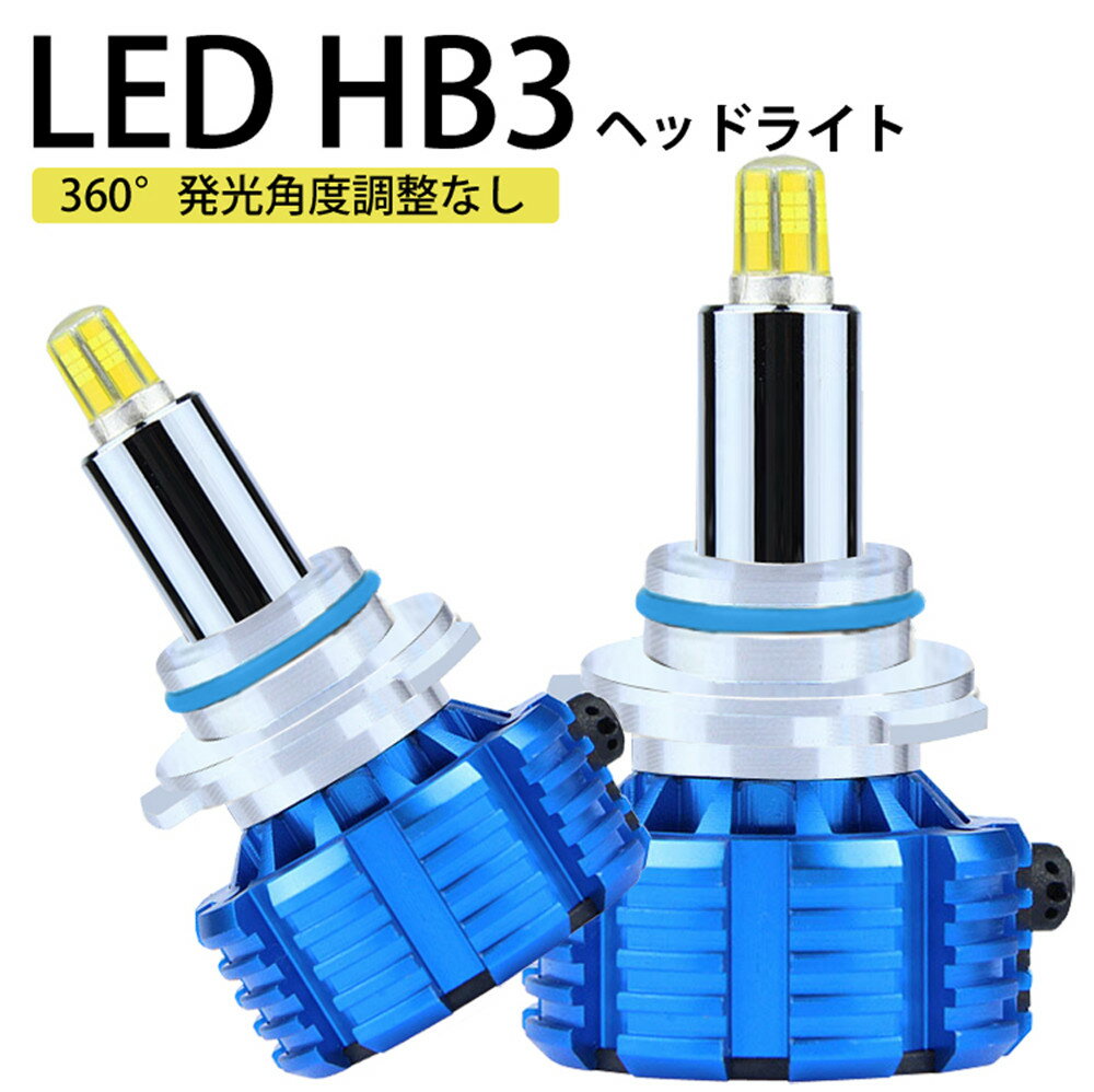 360度全面発光 LED HB3 ヘッドライト 車用 ハイビーム 三菱 MITSUBISHI デリカ D:5 DELICA H19.1～H31.1 CV5W 8000LM 6500K 2灯 blue Linksauto