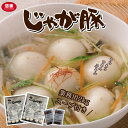 じゃが豚2キロ(スープ8袋付)/要冷凍 北海道 グルメ 惣菜 スープ 鍋 お取り寄せ おいしい じゃがいも 豚肉 物産展 お土産 生餃子 水餃子 スープ餃子 ご当地 グルメ じゃがもち もちもち