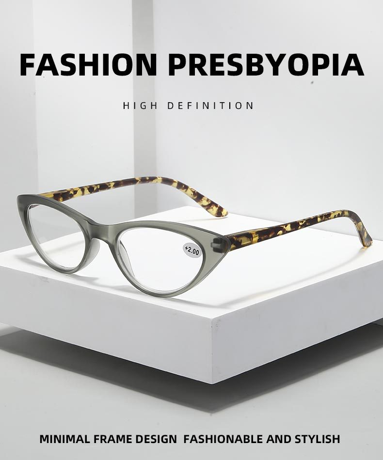 【楽天スーパーSALE】個性的な カラフルな蝶のフレームの中高年向け老眼鏡 オリジナルデザインの老眼鏡 ブルーライトカット眼鏡