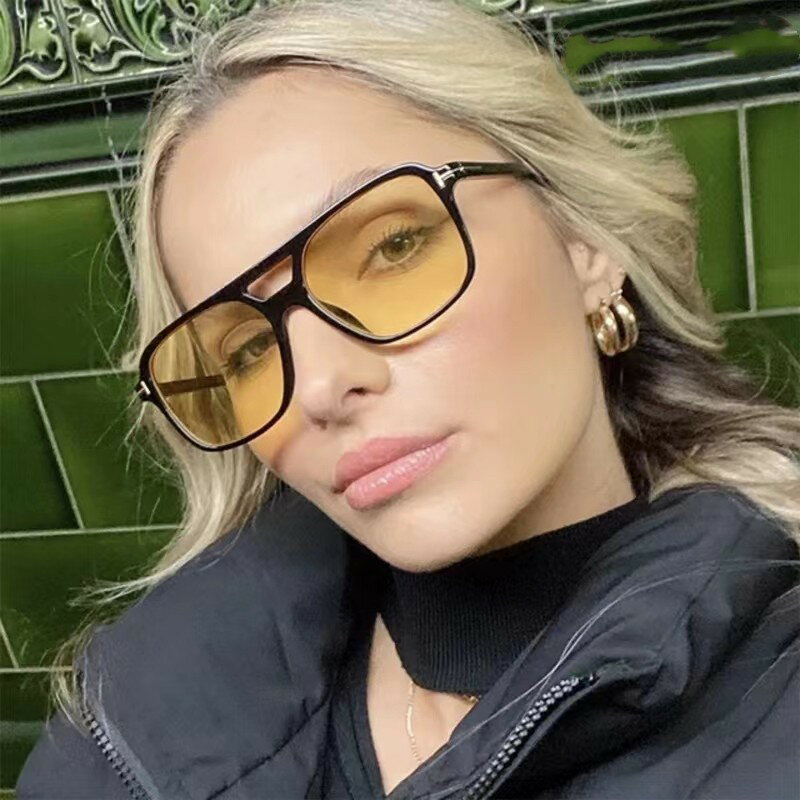 【楽天スーパーSALE】レトロ 新作 女性用サングラス パイロット スタイリッシュなサングラス 2024年ツーブリッジ・レースアップ サングラス