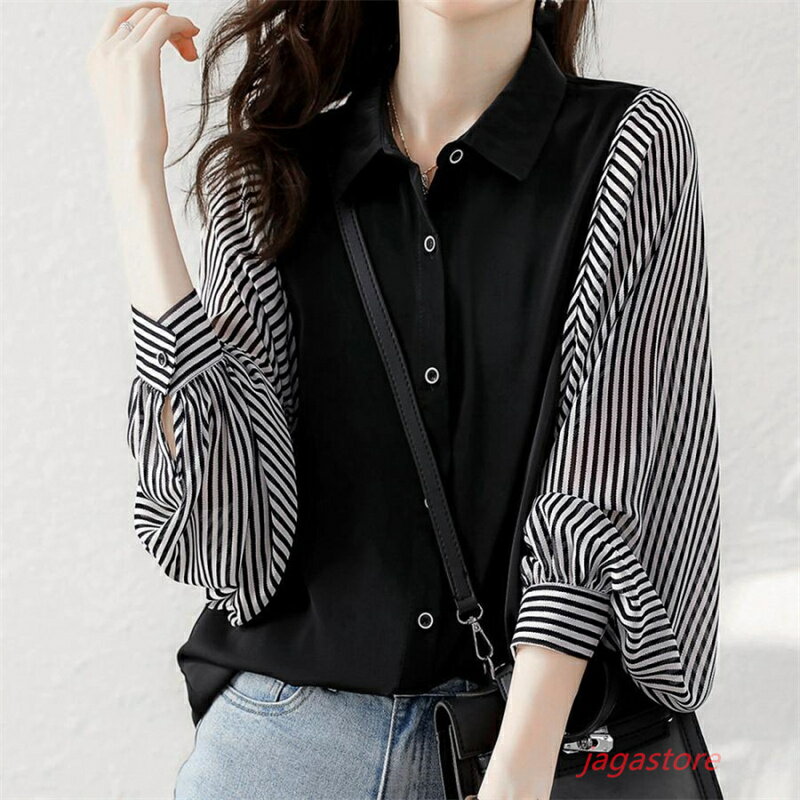 シャツブラウス 長袖 レディース 春 夏 秋