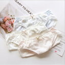 ショーツセット レディース 可愛い 3点セット 下着女性 パンツ コットン ショーツ 綿パンツ 抗菌防臭 中学生 高校生 少女 快適