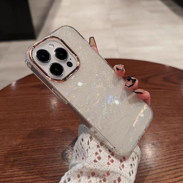 樂天商城 - iPhone16ケース オーロラカラー iPhoneケース スマホケース アイフォンケース メタリック キラキラ ホワイト 白 おしゃれ