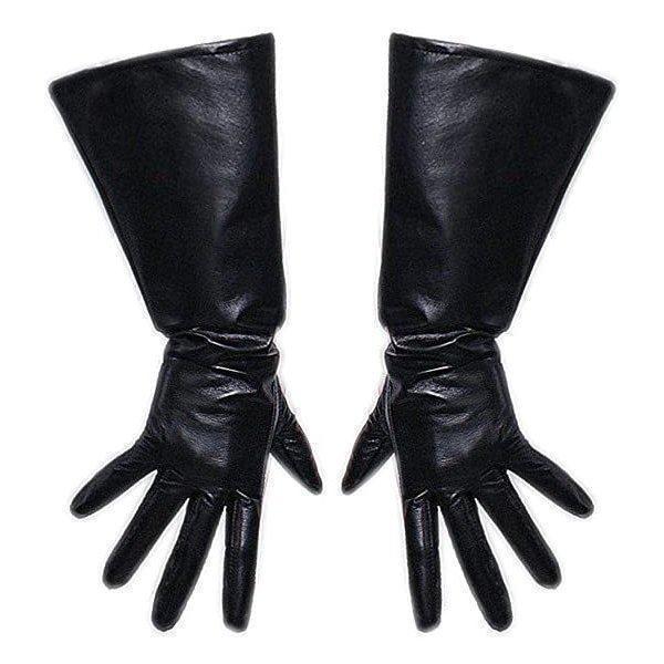 【楽天スーパーSALE】ユニセックスタッチスクリーンラムスキンレザーオペラロンググローブイブニングド..