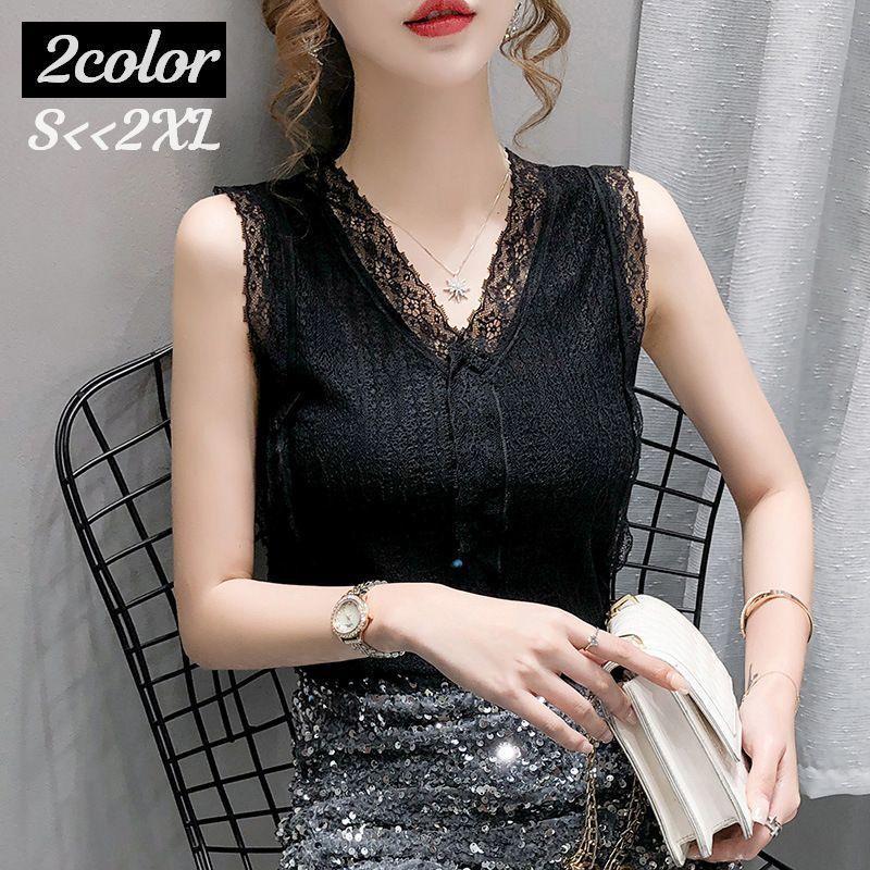 ノースリーブカットソーレディースス...