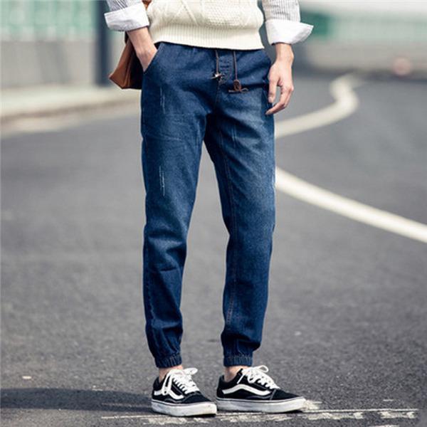 デニムパンツ メンズ ボトムス ジーンズ ジーパン ジョガーパンツ カーゴ ウォッシュ ロング丈 イージーパンツ アウトドア カジュアル 無地