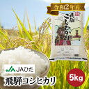 【JAひだ】令和2年産　飛騨こしひかり 5kg こしひかり 特A米　米　白米　精米 送料無料 JA飛騨　※北海道・沖縄・一部離島別途送料1000円※