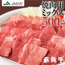 【JAひだ】飛騨牛 焼肉用 ごちゃまぜミックス 500g　焼き肉　（もも　ロース　肩ロース）　訳あり　ミックス　肉　牛肉 JA飛騨 熨斗対応　送料無料 化粧箱 ギフト 冷凍 ※北海道・沖縄・一部離島別途送料1000円