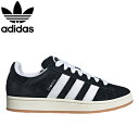 アディダス レザースニーカー レディース adidas Originals アディダス オリジナル HQ8708 CAMPUS 00S キャンパス 00S スニーカー シューズ 靴 レザー ストリート スポーツ レディース メンズ ユニセックス コアブラック/フットウェアホワイト/オフホワイト 国内正規 2023SS