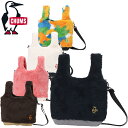 CHUMS チャムス CH60-3831 ELMO FLEECE MINI SHOULDER TOTE BAG エルモ フリース ミニ ショルダー トート バッ...
