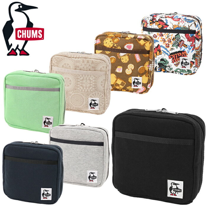 CHUMS チャムス CH60-4009 SQUARE STAND POUCH SWEAT スクエア スタンド ポーチ スウェット ケース ポ..