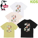 CHUMS チャムス CH21-1362 ANTI-BUG FOOD YOKAI POCKET T-SHIRT (キッズ) アンチバグ フード ヨーカイ ティーシャツ Tシャツ トップス 半袖 カットソー プリント アウトドア キャンプ 子供用 子供服 キッズ 4カラー 国内正規 2025SS
