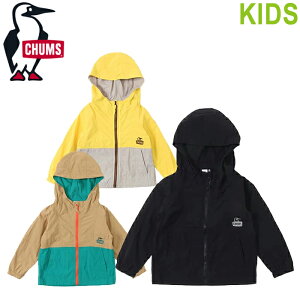 CHUMS チャムス CH24-1048 KID'S CAMP FIELD HOODIE キッズ キャンプ フィールド フーディー ウインドブレーカー ブービー ロゴ ソフトシェル キャンプ 防寒 防風 キャンプ アウトドア 子供用 子供服 キッズ 3カラー 国内正規 2023SS 20%OFF セール