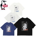 CHUMS チャムス CH01-2546 SPACE BOOBY SPACESUIT T スペース ブービー スペーススーツ ティー ティーシャツ Tシャツ ブービ― ブービーバード トップス 半袖 カットソー プリント アウトドア キャンプ メンズ レディース ユニセックス 4カラー 国内正規 2025SS