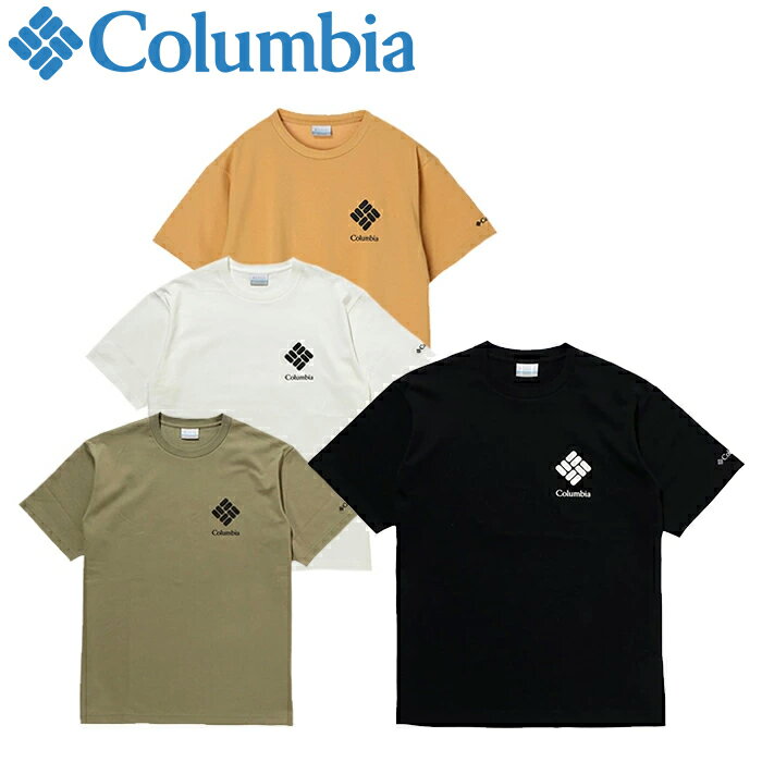 コロンビア Tシャツ メンズ Columbia コロンビア PM0962 SUNSHINE CREEK SHORT SLEEVE TEE サンシャイン クリーク ショートスリーブ Tシャツ 半袖 UVカット 速乾 アウトドア キャンプ メンズ ユニセックス 4カラー 国内正規 2023SS 20%OFF セール