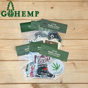 GOHEM ゴーヘンプ GHG0187HSC GOHEMP ORIGINAL STICKERS PACK ゴーヘンプ オリジナル ステッカー パック シール ロ...
